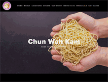Tablet Screenshot of chunwahkam.com